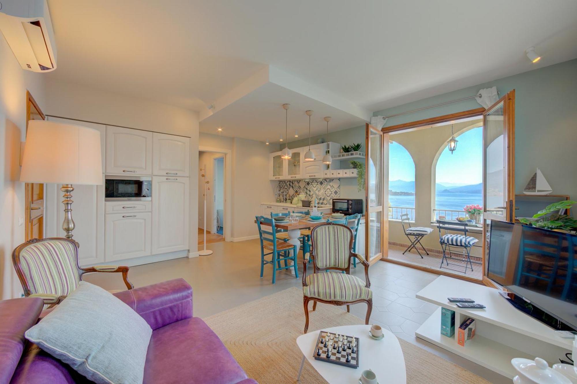 Pandora Lake View Stresa - Happy Rentals Bagian luar foto